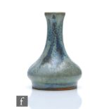 Unknown - A miniature early 20th Century French Art Nouveau vase of compressed globe and shaft