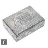 State Express Cigarettes - A 1920s cigarette box with a pewter outer in the Arts and Crafts style