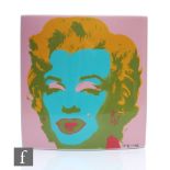 Rosenthal - A later 20th Century Studio Line Andy Warhol Celebrities range Marilyn Monroe vase, of