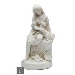 A 19th Century Turner & Co Art Union of Great Britain Parian Ware figure modelled as Maria, a lady