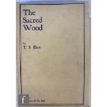Eliot, T.S. - 'The Sacred Wood - Essays on Poetry and Criticism', published by Methuen & Co.,