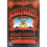 Rick Griffin - Quicksilver Messenger Service concert poster; Avalion ballroom January 12-14 1968,