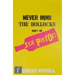 Sex Pistols - An original 2002 'Pistols At The Palace' - Absolut Pistols UK Promo poster, 76cm x