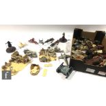 A collection of assorted Star Wars toys, to include Hasbro action figures, Galoob Micro Machines