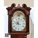 A 19th Century mahogany longcase clock by Thomas Adams Middlewich, eight day striking movement