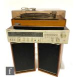 A late 1960s/early 1970s Goldring Lenco GL 75 transcription turntable, with M55E Shure cartridge and