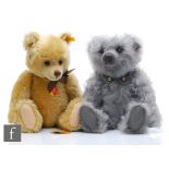 Two Steiff teddy bears, 662997 Bell Boy, grey mohair, limited edition 758 of 2000, height 40cm,
