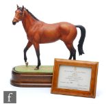 A limited edition Royal Worcester model of Nijinsky modelled by Doris Lindner, number 226 of 500,