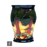 A Moorcroft Pottery vase decorated in the Evening Sky pattern designed by Emma Bossons, impressed