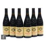 Six bottles of Domaine du Cayron Gigondas 2007, French, Rhône Red wine. (6)