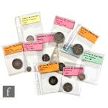 Various hammered coinage including Edward I penny, James I half penny, a Scottish twenty pence (