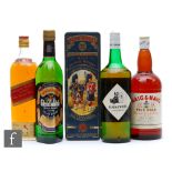 A collection of single malt and blended Scottish whiskies, to include Haig & Haig Five Star