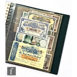 Various Bank of England and Bank of Scotland banknotes to include a comprehensive collection of