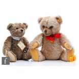 Two Steiff teddy bears, 661372 British Collectors Teddy Bear 2004, caramel mohair, limited edition