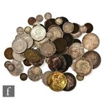 Various Victoria coinage to include crowns 1887, 1900 x2, 1887 double florin, 1889 half crown,