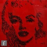 CRAIG ALLEN (AMERICAN, BORN 1971) - 'Irresistible', Marilyn Monroe, hand embellished reverse