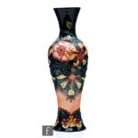 A large Moorcroft Pottery vase decorated in the Oberon pattern designed by Rachel Bishop, printed