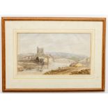 George Richard Vawser, Junior (Flourished 1836-1874)  "Carlow Castle," watercolour, depicting