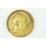 A fine large silver gilt Medal, "Duke of Clarence, Lord High Admiral, 1827," by J. Henning, with