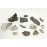 A large quantity of miscellaneous raw and polished Minerals, comprising Malecite, marble, crystal,