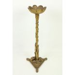 An important late 18th / early 19th Century carved gilt Jardinière Stand,  with ivy and reed clad