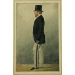 Richard Dighton (1795 - 1880) "Full length Portrait 'Colonel Gipps' with beard and hand stick," 9