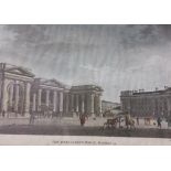 After James Malton A set of 6 coloured Prints from Maltons Picturesque Views of Dublin, later