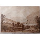 After Jonathan Fisher, Irish (1740 - 1809) A set of 4 sepia engraved Prints, to include: * View of