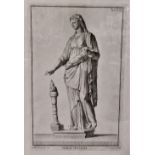 After Carlo Gregori (1719-1759) A very good early set of 6 black and white Engravings, "Raccolta