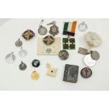 A collection of various Religious Medals & Tokens, including Eucharistic Congress, Pioneer,
