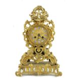 An elegant 19th Century French Clock, by Roblin of Paris, the overall body decorated in the rococo