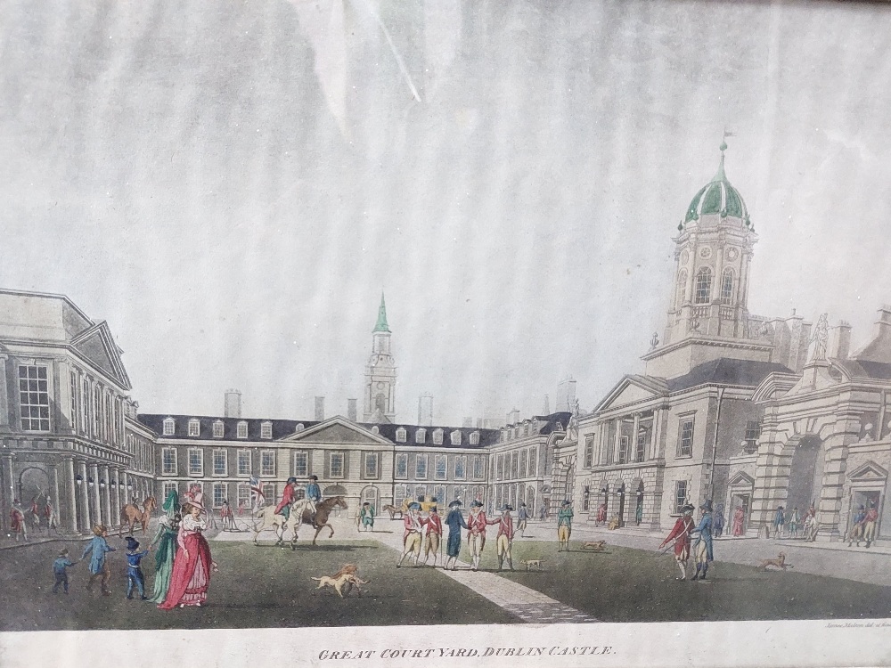 After James Malton A set of 6 coloured Prints from Maltons Picturesque Views of Dublin, later - Image 2 of 6