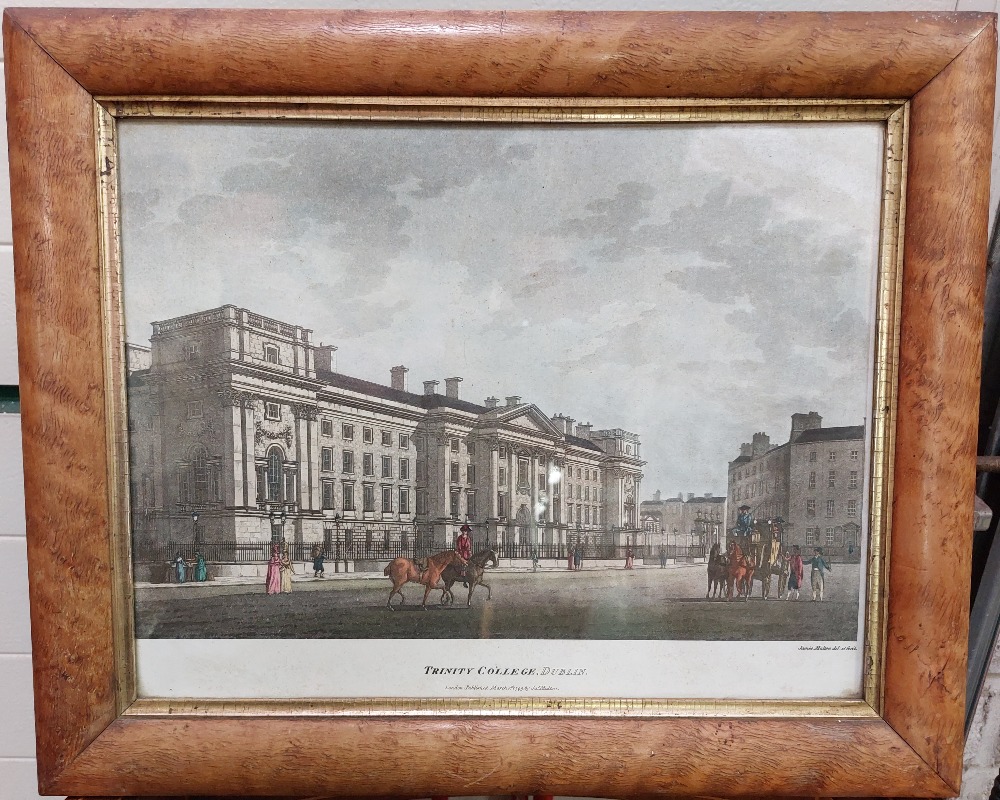 After James Malton A set of 6 coloured Prints from Maltons Picturesque Views of Dublin, later - Image 5 of 6