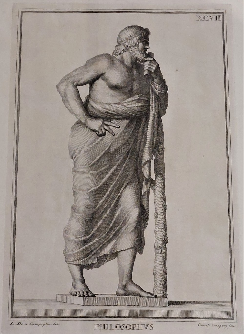 After Carlo Gregori (1719-1759) A very good early set of 6 black and white Engravings, "Raccolta - Image 6 of 8