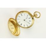 An attractive small engraved Ladies gold Pocket Watch, by F. Mesuil, Mauritius, No. 86040. (1)