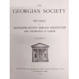 Rare Complete Set Georgian Society: The Georgian Society Records of Eighteenth Century Domestic