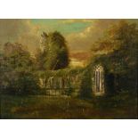 Cecilia Nairn (1791-1857) "Abbey Castledermot, Kildare," O.O.B., approx. 21cms x 29cms (8" x 11 1/