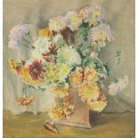 Moyra Barry, Irish (1885-1960) "Flower Study," O.O.B., depicting still life of varied floral bouquet