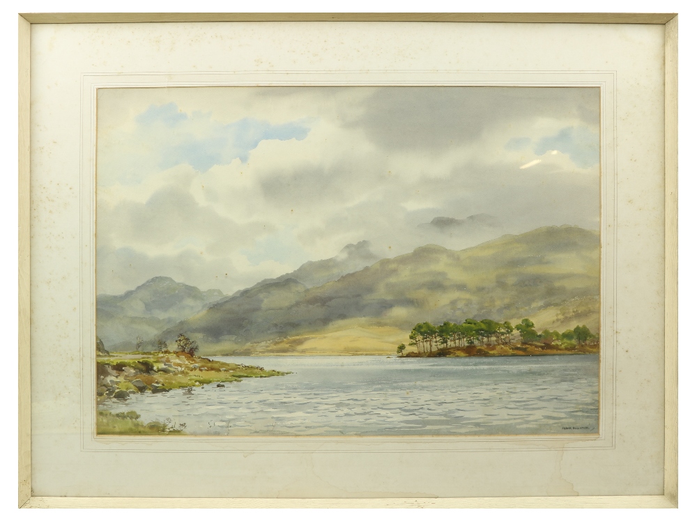 Frank Egginton  R.C.A. & F.I.A.L. (1908 - 1990)  'Loch Eilt, Inverness-shire,' watercolour, - Image 2 of 3