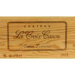 Chatau La Croix Canon 1998 Canon Fronsac 12 Bottles. (12)