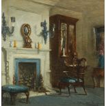 Albert Chevallier Tayler (1862-1925) "Interior Drawing Room, with Antique Furniture around