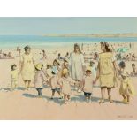 Cecil Maguire RHA RUA (1930-2020) “The Orphanage on the Beach, Lagos, Algarve” , O.O.B., signed