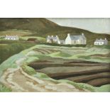 Dorothea Blackham, Irish 1896-1975 "Croagh Patrick from Achill," O.O.B., West of Ireland Scene