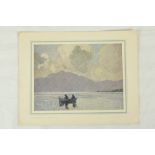 After Paul Henry, RHA (1877-1958) "The Fishermen," cold. print (reproduced for Tobacco Supporters