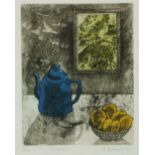 Ruth Brandt, Irish (1936-1989) "Reverie," coloured etching No 8 (75) copies, signed  and dated by
