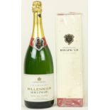 Champagne:  A bottle of Champagne Bollinger Special Cuvee (75cl) boxed; a Magnum of Champagne