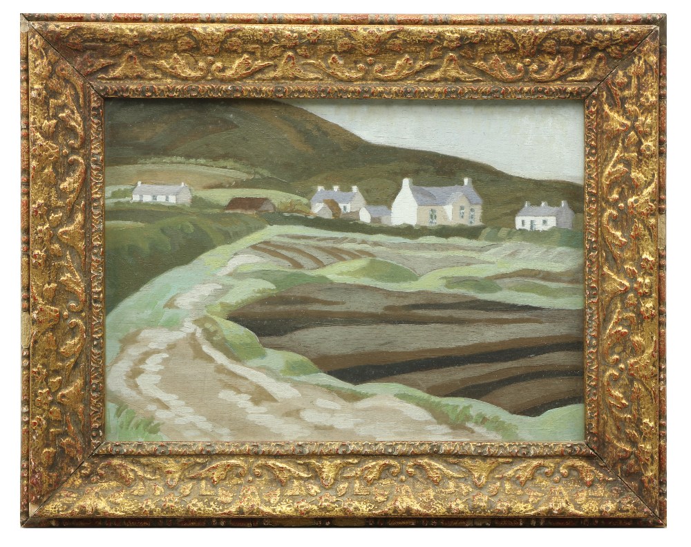 Dorothea Blackham, Irish 1896-1975 "Croagh Patrick from Achill," O.O.B., West of Ireland Scene - Image 2 of 3