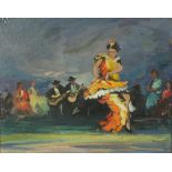 Kenneth Webb, RWA, FRSA, RUA, (b. 1927) "La Danza," O.O.B., approx. 38cms x 48cms (15" x 19"),