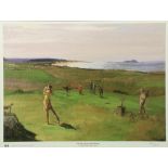 After Sir John Lavery Print:  "The Golf Course, North Bewick," Limited Edition No. 678 (3000),