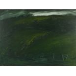 Séan Mc Sweeney, HRHA (1935-2018) "Fields, Ballyconnell, Co. Sligo," O.O.B., abstract scene with